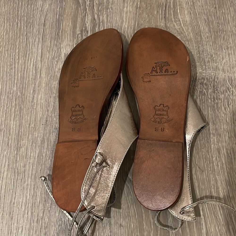 Silver Sandals - Picture 2 of 2
